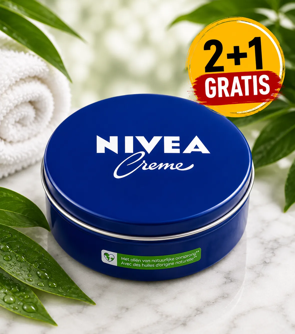 Nivea crème doos 250ml - 2+1 Gratis 
